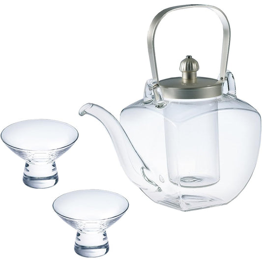 Hirota Glass Sake Cup Set 10154-SLF