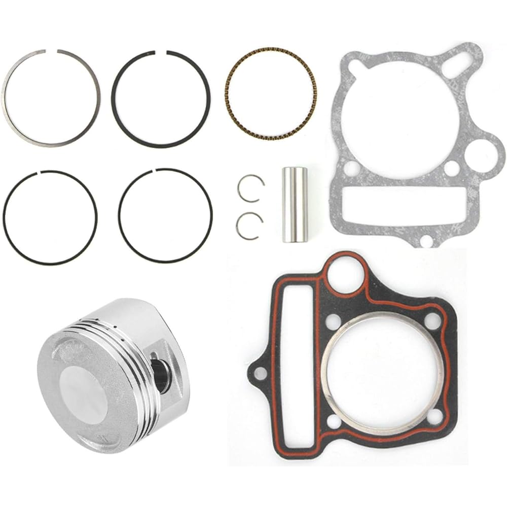 125cc 54mm engine parts piston set ring gasket 125cc 54mm engine