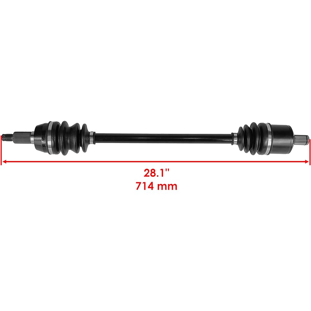 Caltric Frontoria left and right CV Joint Axle Polaris RZR S 800 EFI 2009-2014