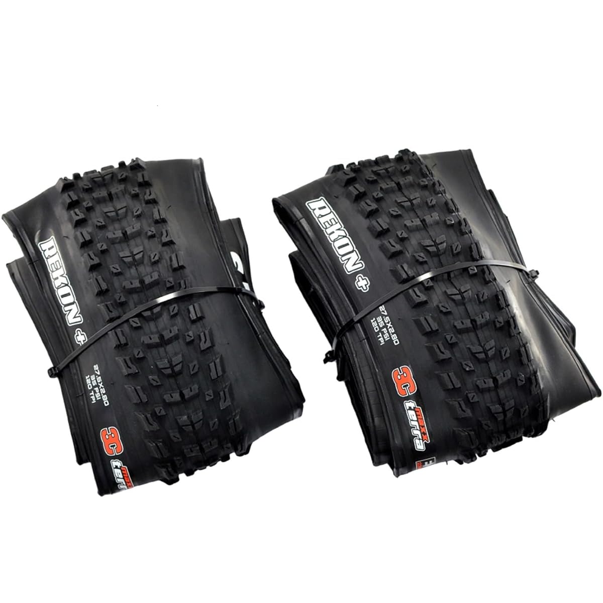 MAXXIS REKON Plus M349 MTB Folding Tire TR EXO 3C MaxxTerra 27.5x2.80 Inches Tire, Black, 2 Tire, MX2003
