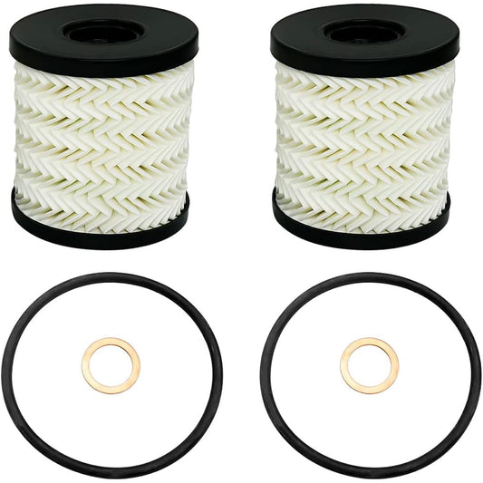 Oil Filter Kit 2 Packs MINI Cooper R56 R60 R58 R59 Countryman Club Man Pace Man Coupe Replacement 11427622446