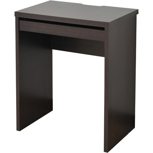 YAMAZEN Wooden Computer Desk (Width 60) Dark Brown SLS-7560D(DBR)