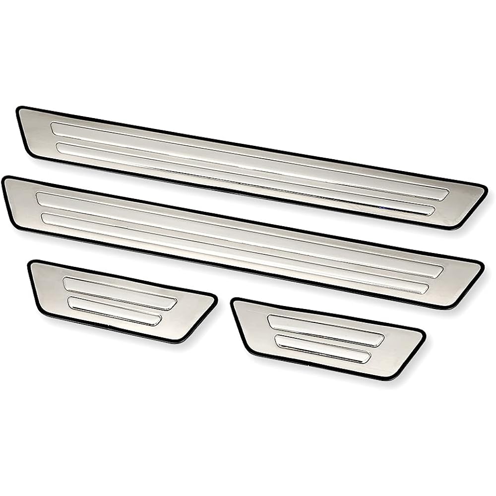 YOURS: YARISS CROSS Exclusive Outer Scuff Plate 4PCS [Stainless Steel] YARISS CROSS Custom Parts Accessories Dress Up TOYOTA y29-3996 [2] S