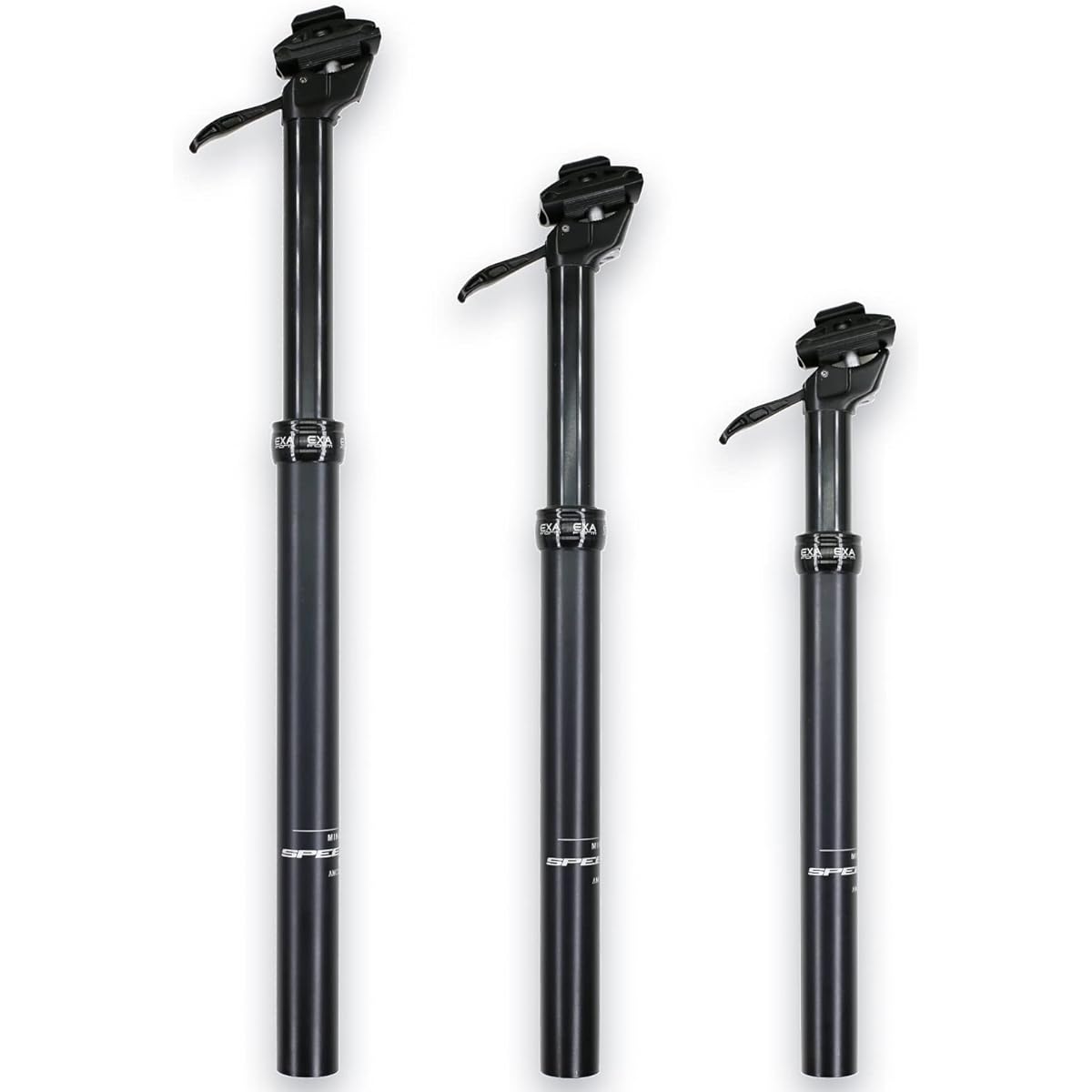 Bicycle Dropper Seatpost Manual 175MM/150MM/125MM Travel 27.2MM/30.9MM/31.6MM Height Adjustable Lever Control Seatpost Exaform SpeedUp