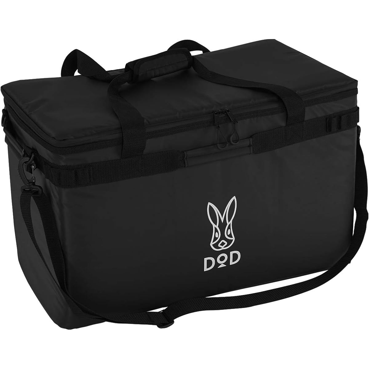 DOD Soft Kurazou (46) 46L Family Size Extra Thick Insulation Shoulder Belt Included Soft Cooler Bag CL5-789-BK Black