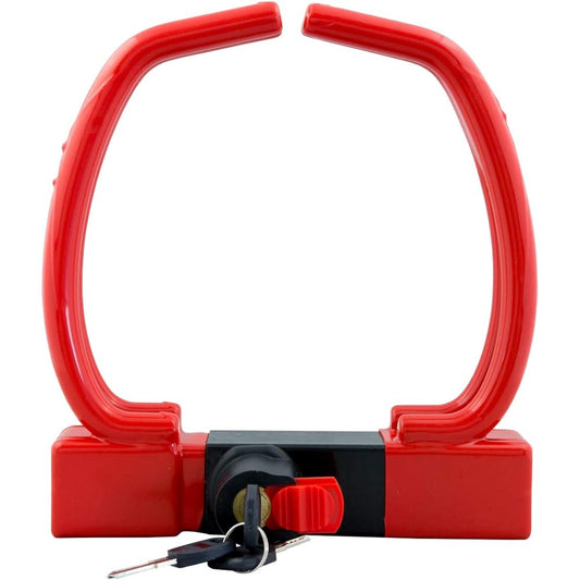 Courage Easy to Install Car/Motorcycle Anti-Theft Tire & Wheel Lock Special Key Steel Red KS-102