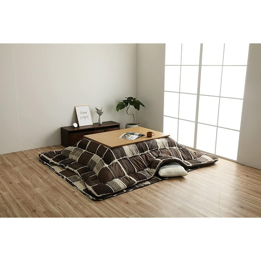 Ikehiko Kotatsu Futon Rectangular Bed Set Move Gray Approx. 205 x 245 cm #5994830