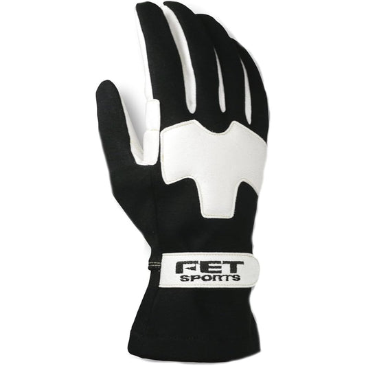FET Sports 3D Lightweight Gloves Black/White L FT3DLW07