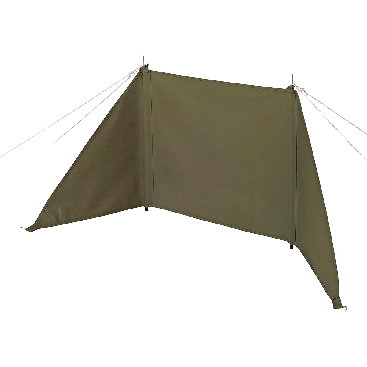 CAPTAIN STAG Campfire Campfire Windshield Bonfire Reflector Bonfire Windscreen 170 Flame Retardant Fabric Storage Bag Included [Olive/Brown Duck/Black] FIRE PROOF UP-2710/UP-2711/UP-2712