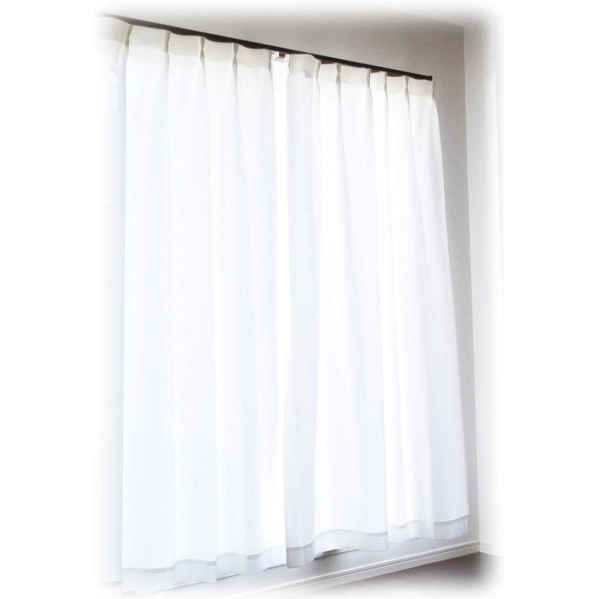 Made in Japan Suzushiya x Aero Capsule Heat retention, heat insulation, heat shielding, UV protection, image shielding, energy saving multi-functional lace curtain 200 x 133cm 1 piece 27022-200133
