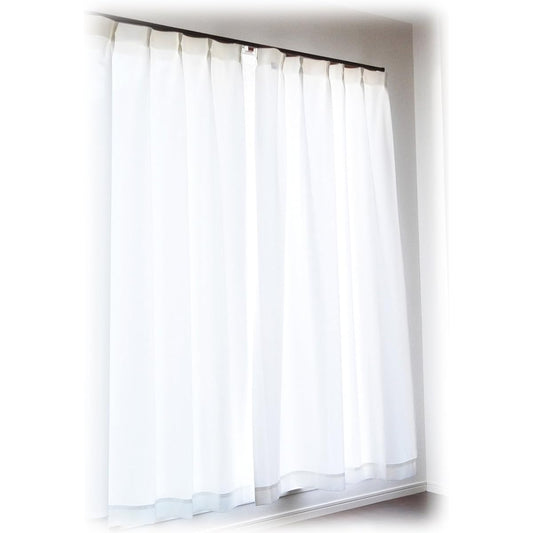 Made in Japan Suzushiya x Aero Capsule Heat retention, heat insulation, heat shielding, UV protection, image shielding, energy saving multi-functional lace curtain 200 x 133cm 1 piece 27022-200133