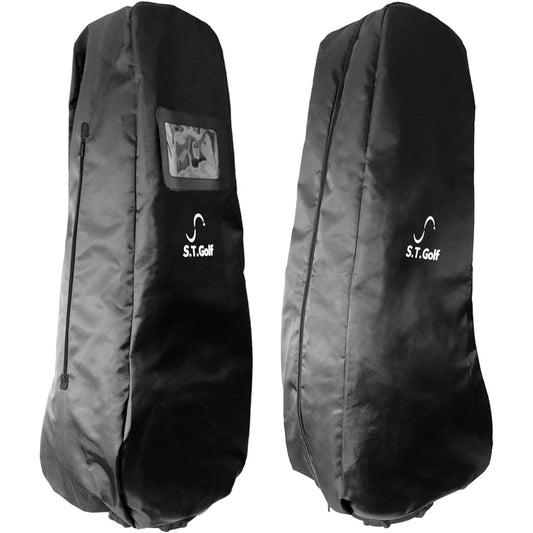 [Can be installed in 20 seconds, No. 1 in ease of installation] Caddy bag golf bag cover S.T.Golf golf bag cover golf travel cover 9.5 inch 48 inch recommended Also compatible with 10 inch Shock and friction resistant 1680D polyester caddy bag cover Wate