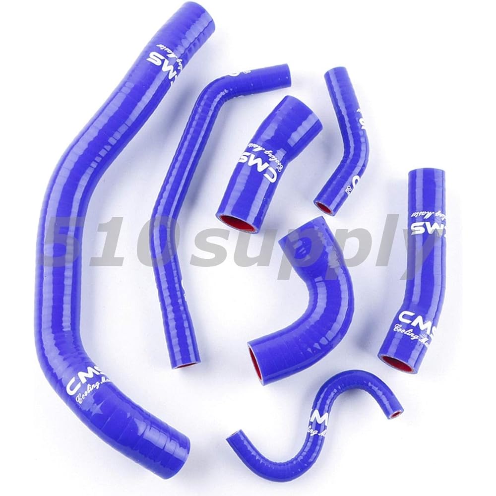 CMS Yamaha YZF-R1 RN09 5PW '02-'03 Radiator Hose Set Coolant Hose Black