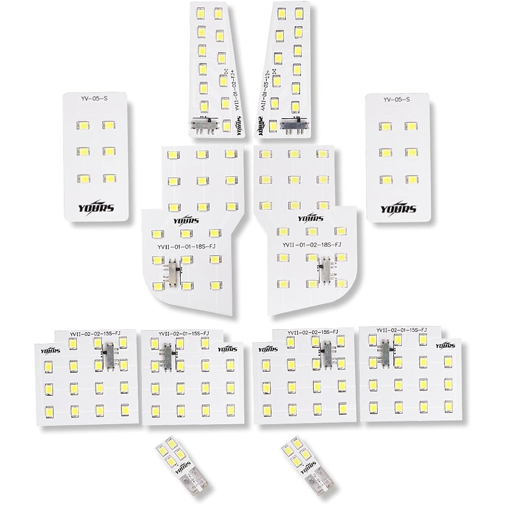 YOURS Toyota Vellfire Alphard 30 series (with dimming adjustment) AYH30W AGH30W AGH35W GGH30W GGH35W specially designed LED room lamp set (with special tools) alvel-30-rl-n [2] M