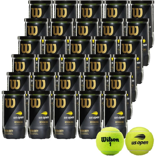 Wilson US Open Extra Duty 30 Cans 60 Tennis Balls