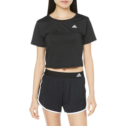 Adidas AP6852 Women's T-shirt, Style Up, Sweat Absorbent, Quick Drying, Mini Length