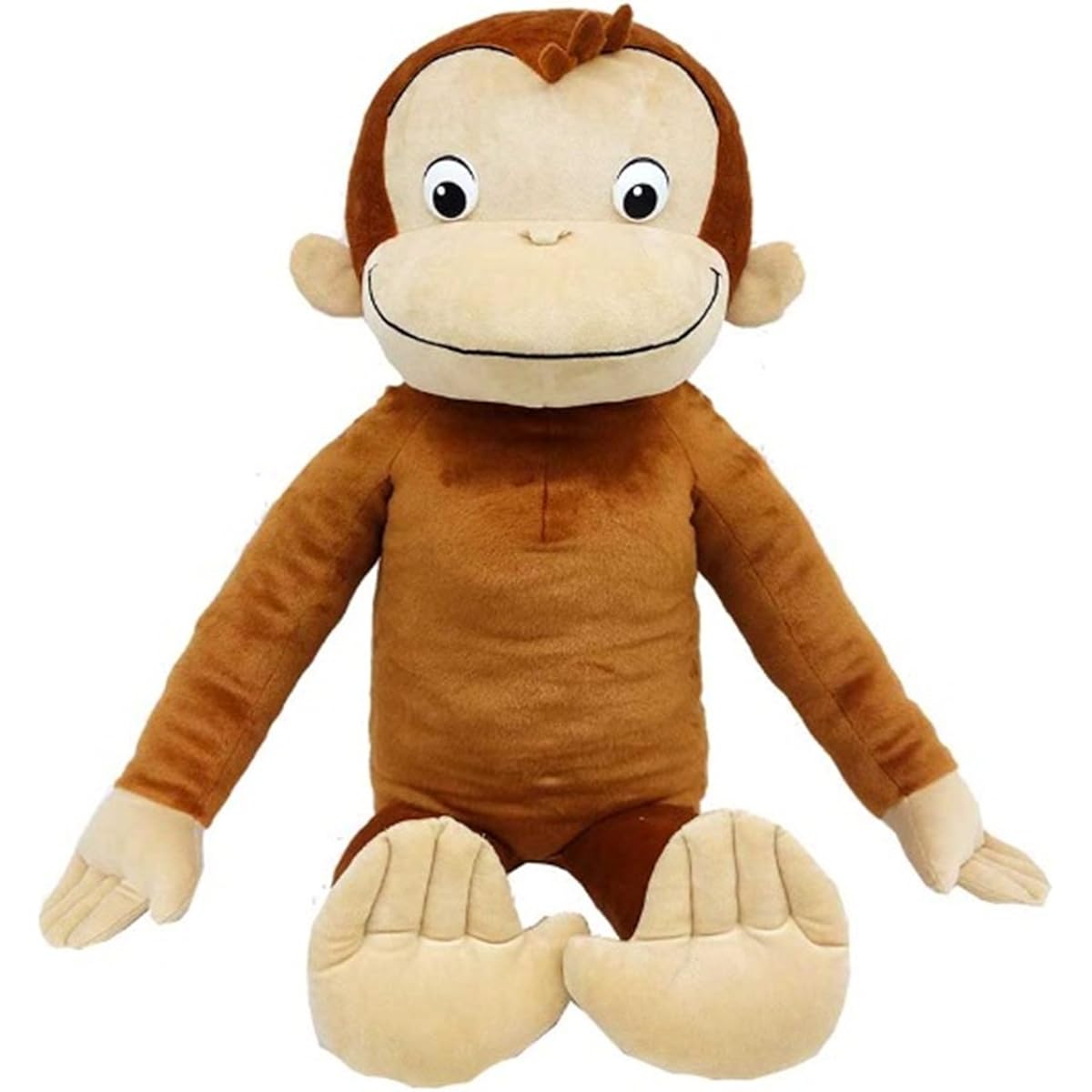 NHK Curious George Stuffed Toy LL Sitting Height 80cm