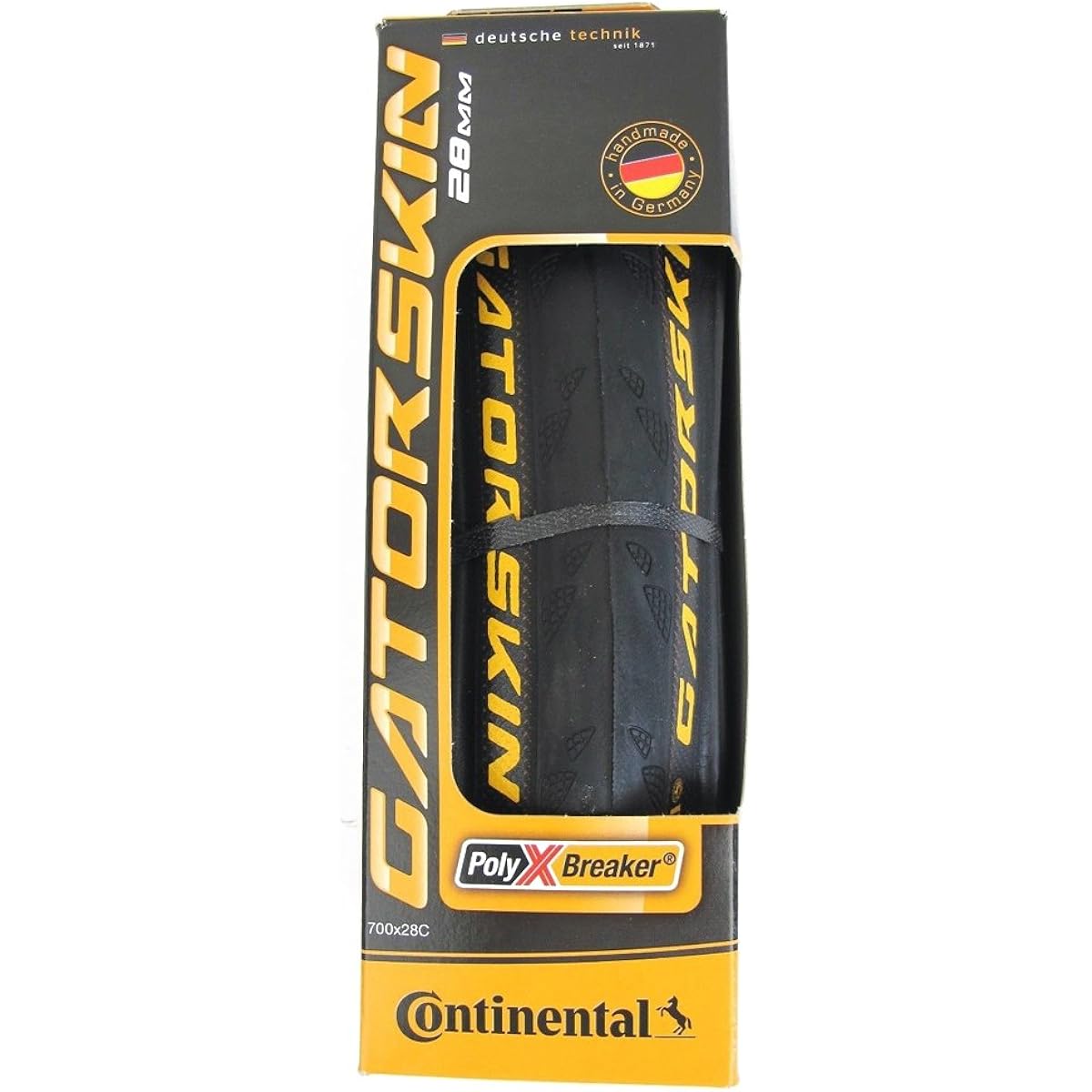 Continental GATORSKIN Black 700×28C 0100641 [Parallel Import]