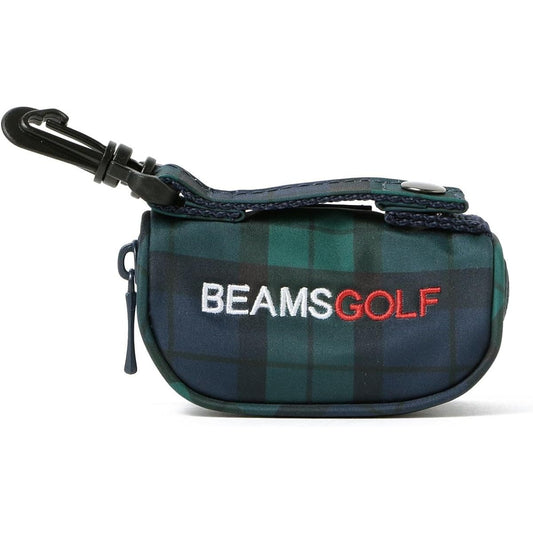 [BEAMS GOLF] Pouch Ball Case Black Watch Men's B/W