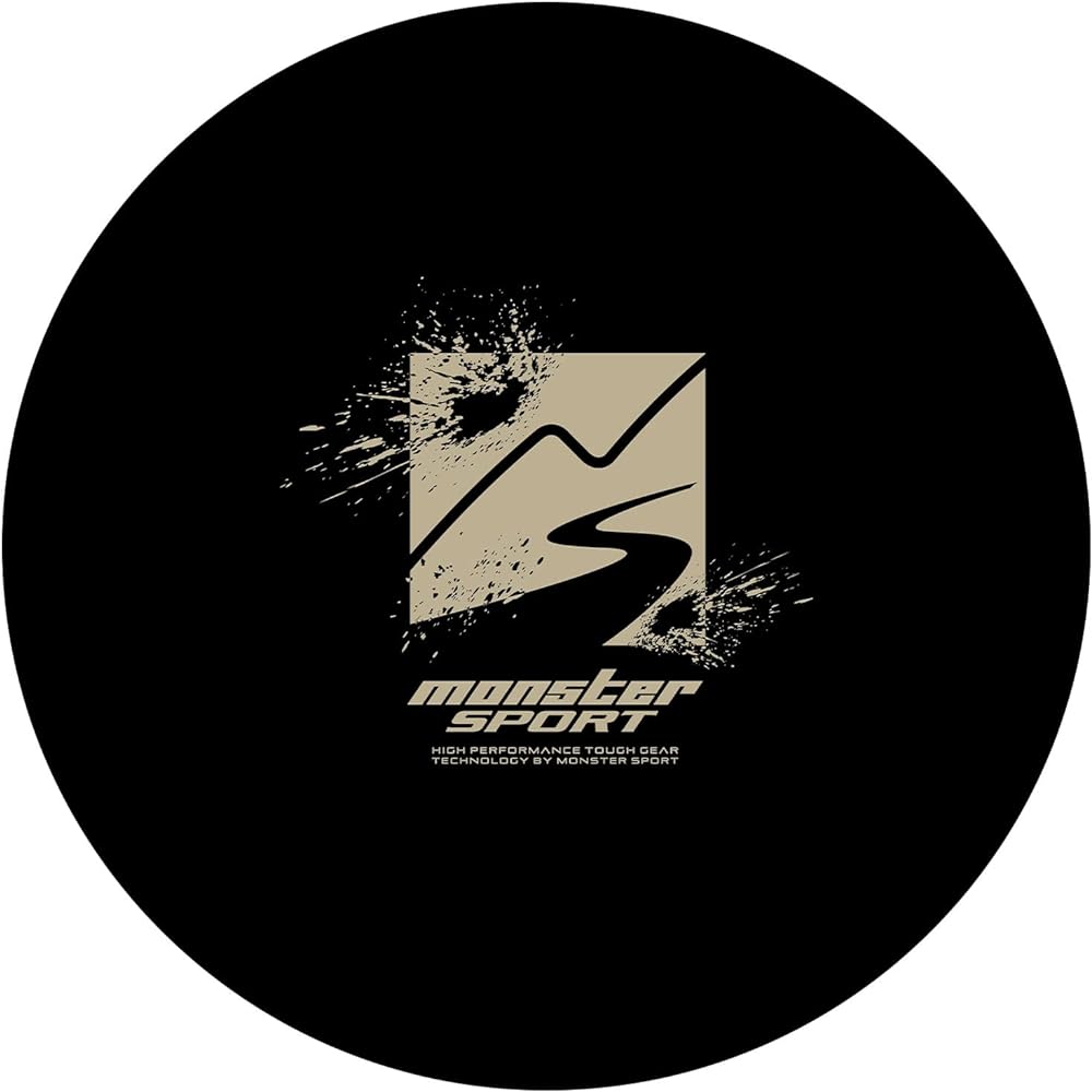 MONSTER SPORT Spare Tire Cover, Square Beige, Vehicle Specific Design, Jimny [JB64W] Spare Tire Tire Cover, Made in Japan, Waterproof, Dustproof, Deterioration Prevention, Storage, Storage 771140-5500M