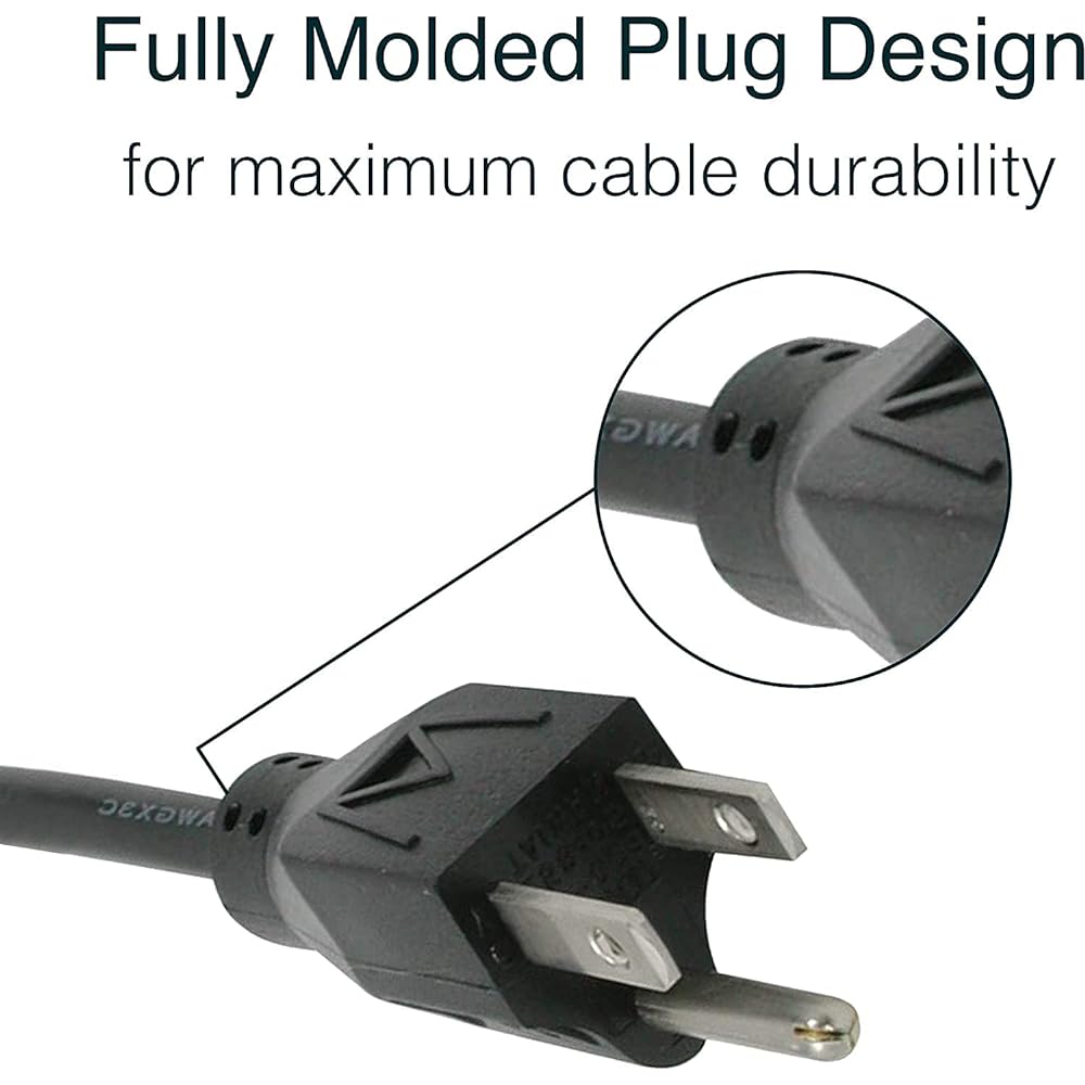 03129 3 'Universal Power Cord IEC320 °C13 to nema 5 – 15P to go Cable