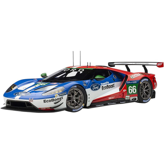 AUTOart 1/18 Ford GT 2016 #66 Le Mans 24 Hours LMGTE Pro Class 4th place Completed Product 81610