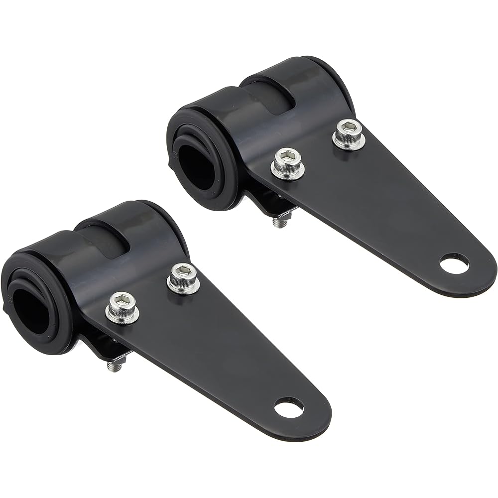 Kijima Motorcycle Bike Parts Headlight Stay Custom 27-39mm Aluminum Black 205-0061B