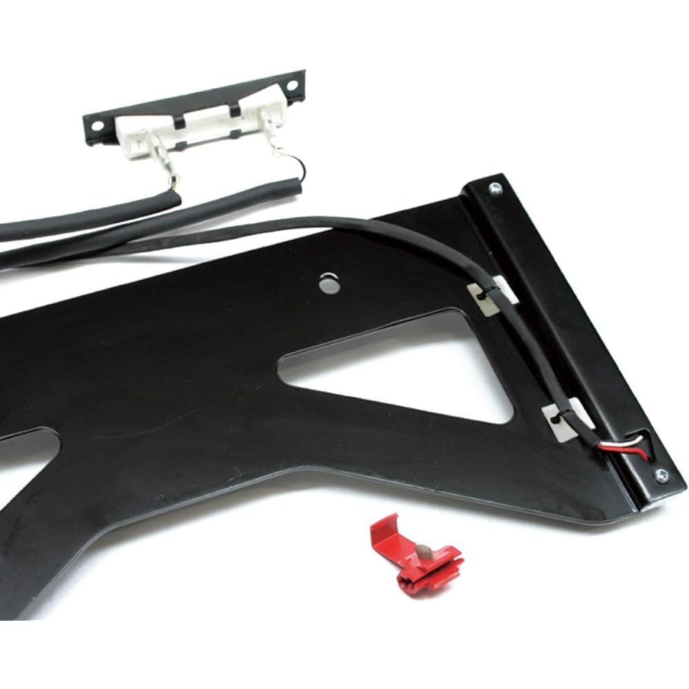 Active LED Number Side Turn Signal, Straight Smoke Lens