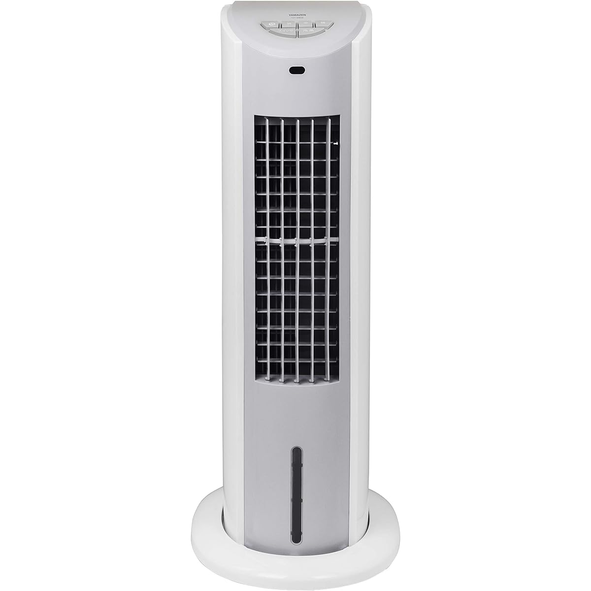 [Yamazen] Cooling Fan, Push Button Switch, 3 Levels of Air Volume Adjustment, Removable Water Tank, Comes with Casters, White Gray FCT-G402(WH)