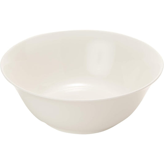 NARUMI Bowl Plate Chinese Cooking Tableware White 21cm Noodle Bowl Microwave Warmable Made in Japan 9000-3248