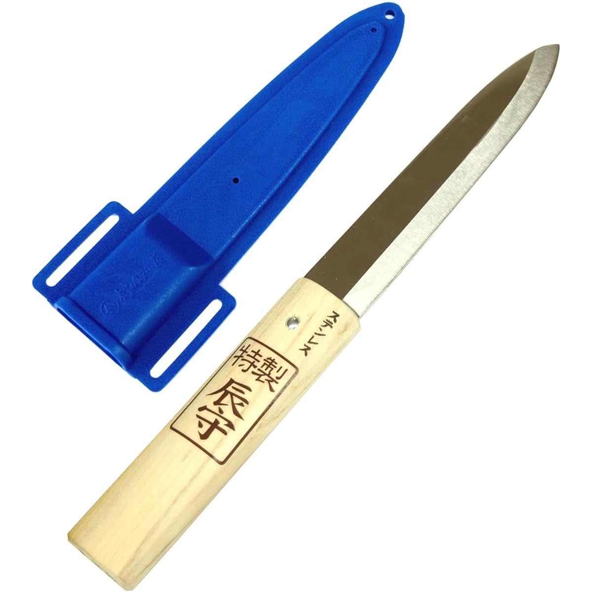 [Made by Tsubamesanjo] Made by Tatsumori Sanjo Stainless Steel Knife 135mm with plastic sheath TSMK-135ST Made in Japan