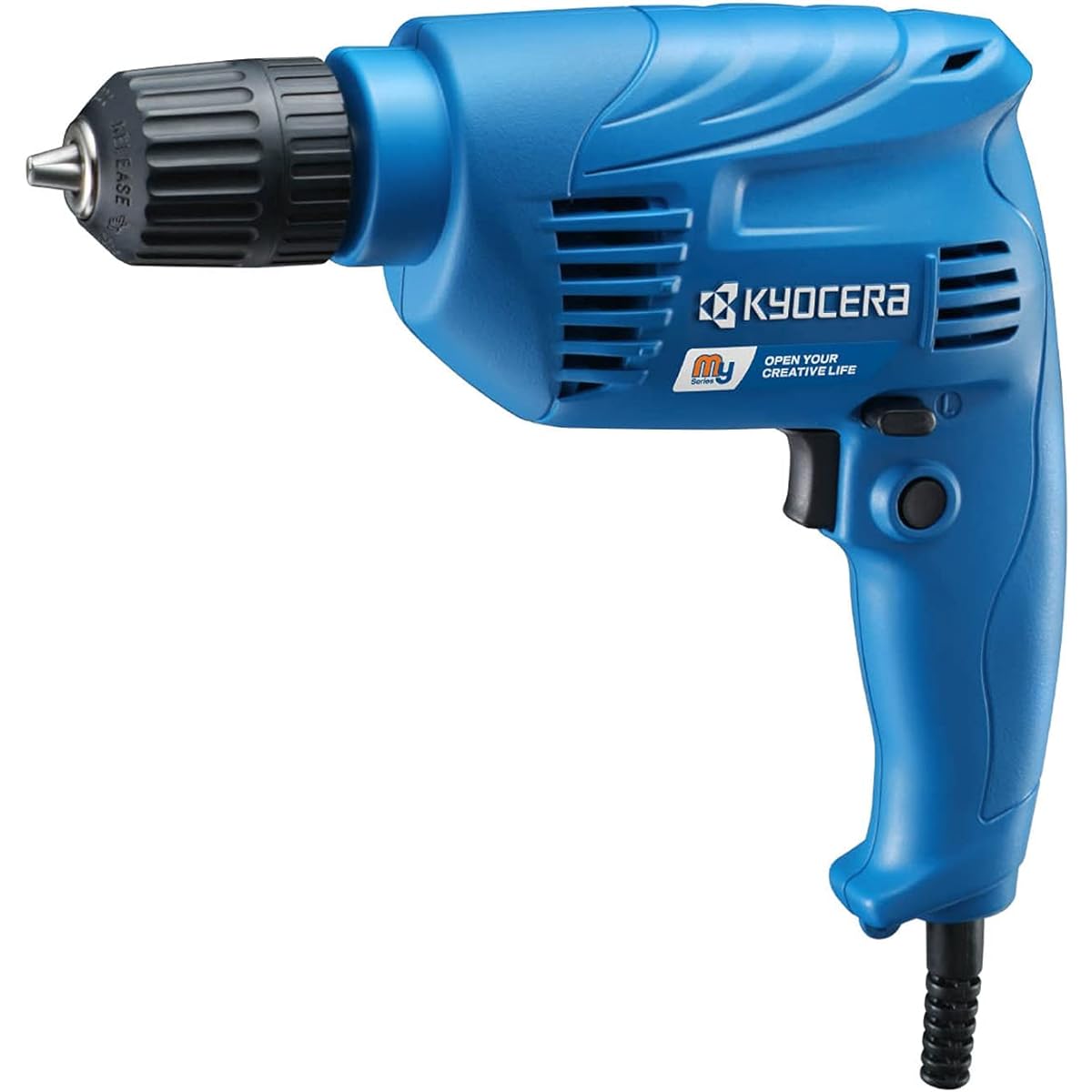 Kyocera Old Ryobi Drill MD-12VR Ironwork 10mm Woodwork 13mm 641551A [Rotation speed can be changed according to the material Easy to grip and easy to use, perfect for beginners] Drilling capacity (Ironwork) 10mm / (Woodwork) 13mm Lightweight 1.0Kg Rotati
