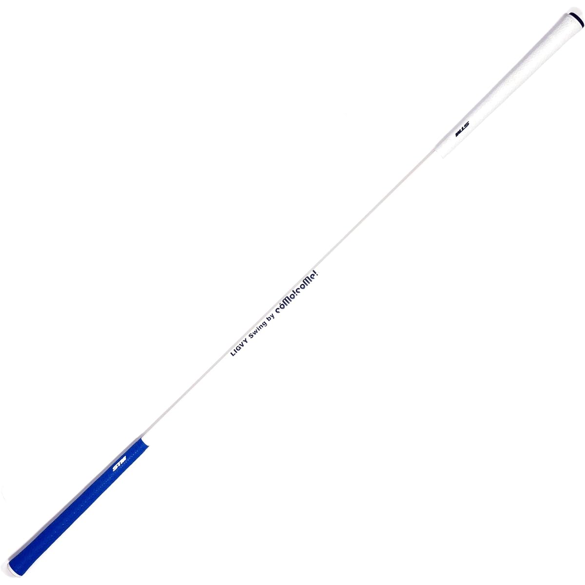 Komokome 2-way Golf Swing Practice Equipment, Live Swing, Flexible Shaft, Increases Flying Distance, Increases Head Speed, Practice Swing, Made in Japan (White (Pliable))