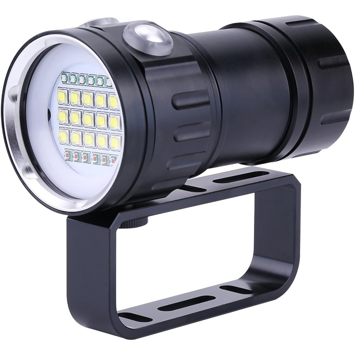 Underwater Diving Flashlight, 18000LM IP68 Waterproof Diving Light, 120° Super Wide Diving Photography Light, Battery Powered Lamp Light, Adjustable Brightness and Lighting Mode