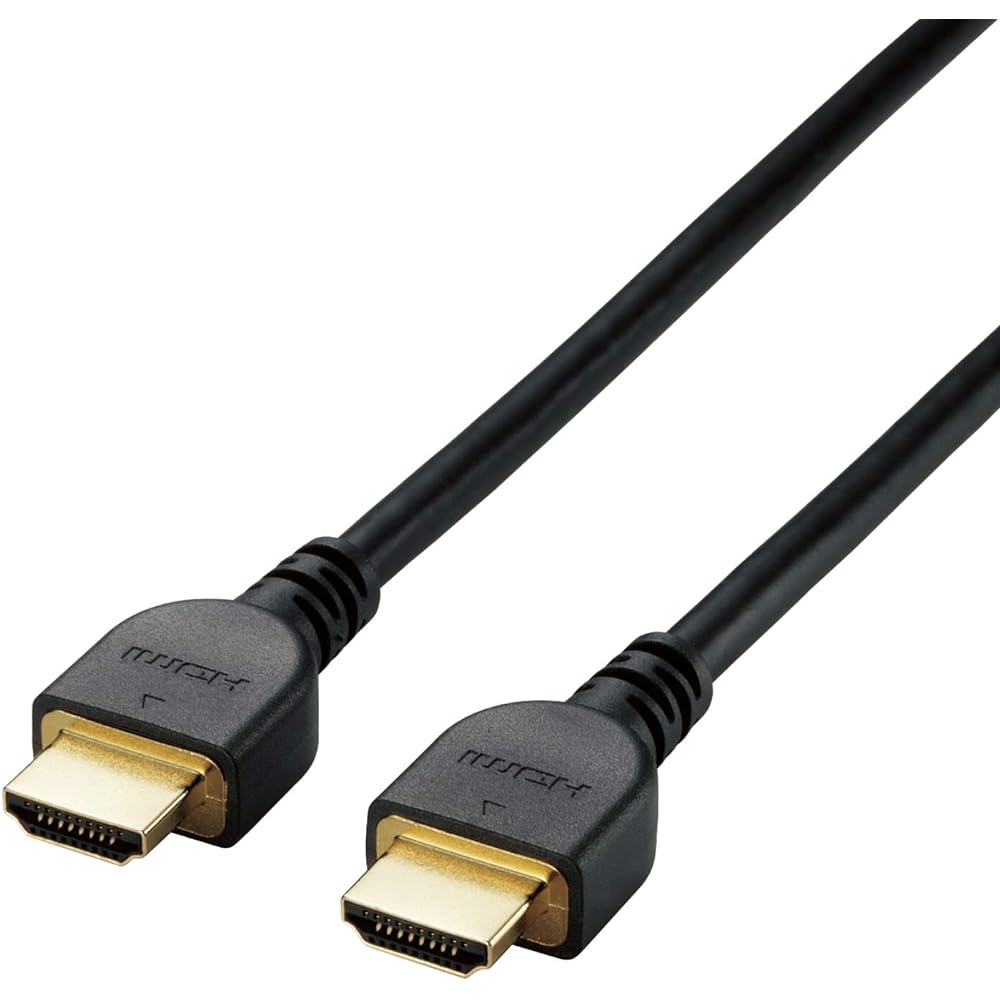 ELECOM HDMI Cable 5m 4K x 2K Compatible Black DH-HD14E50/RS