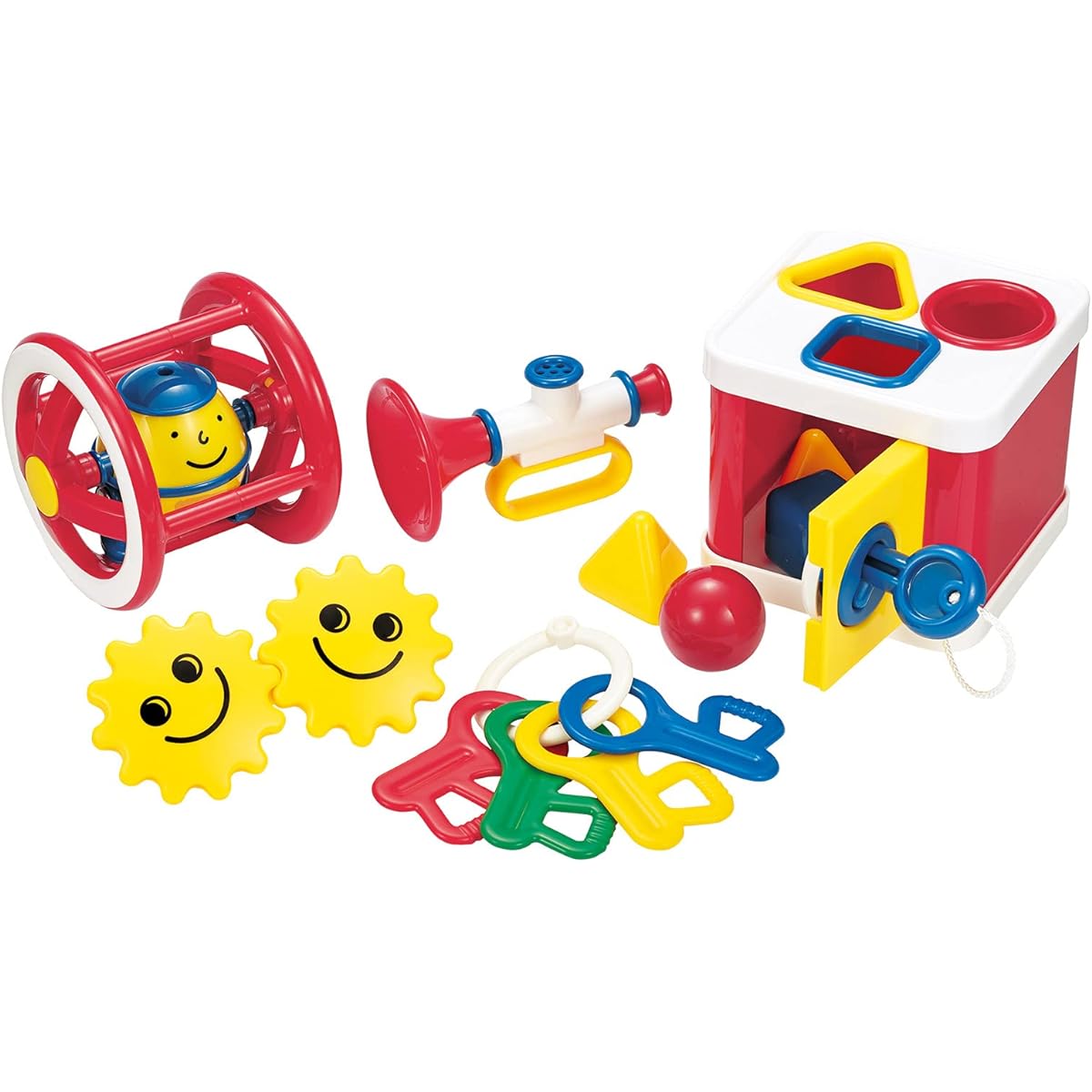 Bornelund ambi toys baby gift set [set of 5 types] from around 3 months AM31070J