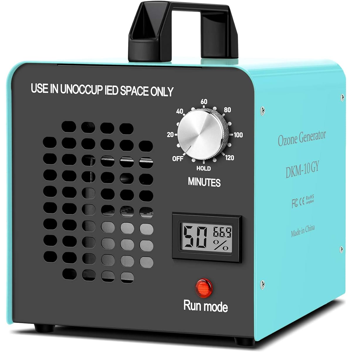Ozone Generator, PSE Certified, 10,000 mg/h, Commercial Ozone Deodorizer, Home Air Purifier, Deodorizer, Disinfectant (Japan Specifications, Electrical Appliance Safety Act) Powerful Deodorizer,