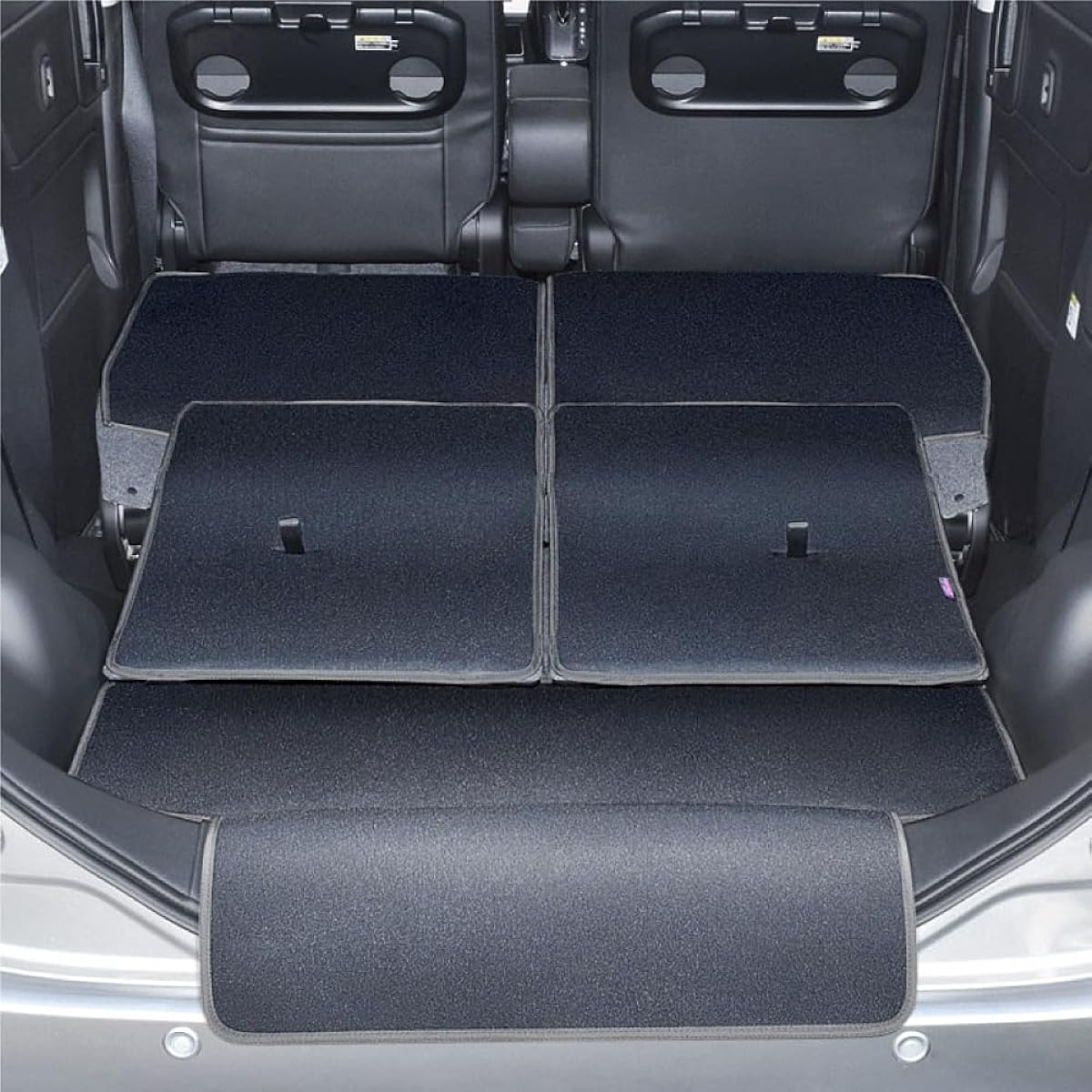 Levolva (Revolva) Luggage Cover - MK53S Spacia Custom Including Hybrid Dedicated Waterproof Stain Resistant Luggage Mat with Bumper Cover [Suzuki Trunk Seat Trunk Mat Floor Mat Accessories Parts]