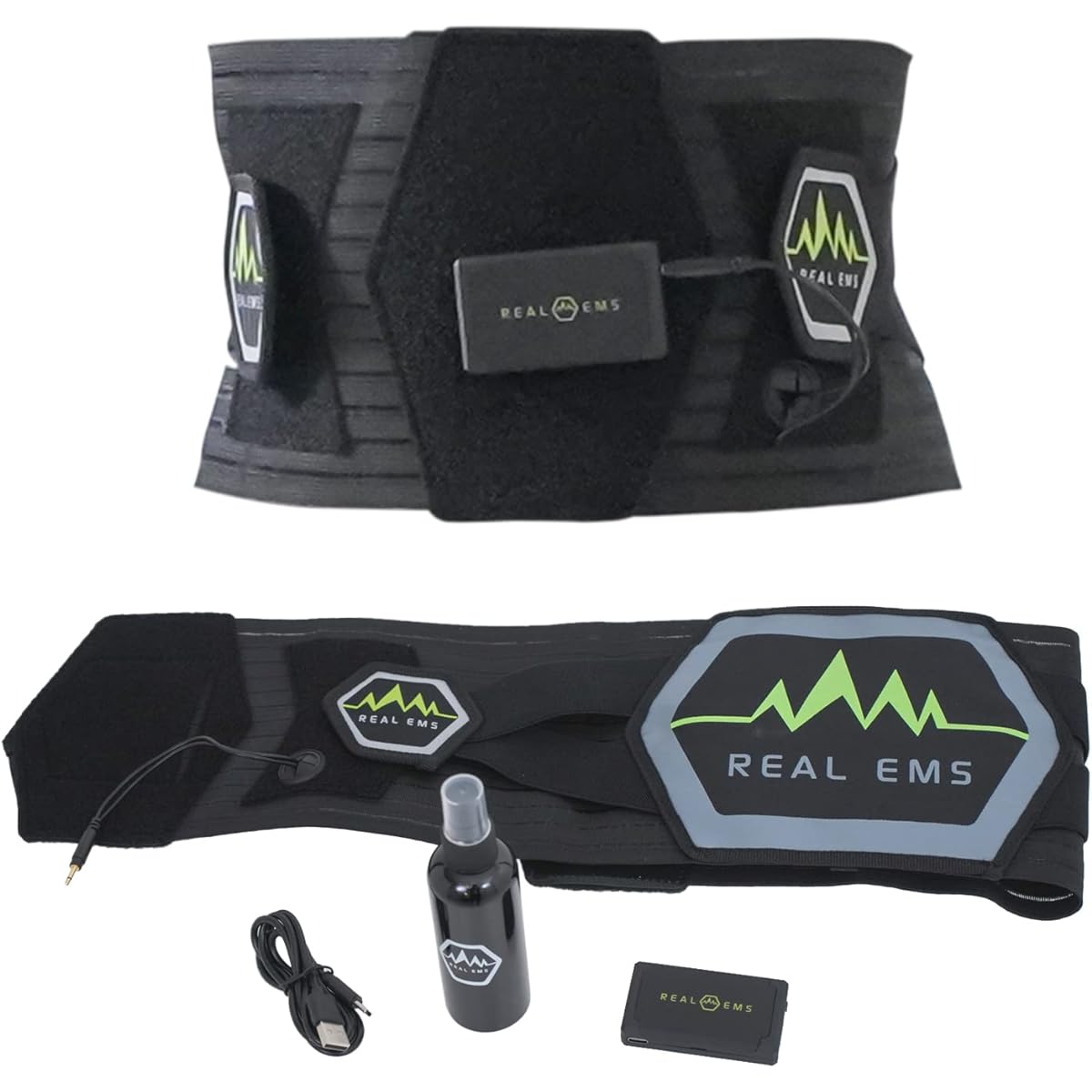 Real EMS Champion Ver2 Abdominal Muscle Training Girdle Type No Gel Required 5 Sizes Available 4 Modes S Size MCH-EMS01-S
