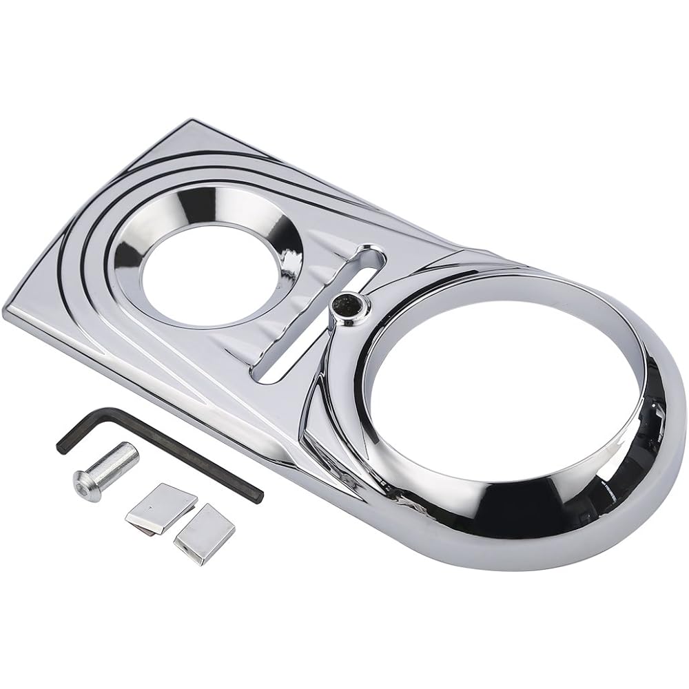 Huili – jphome Chrome Dash Panel insa-tokaba- Harley Dyna Softail My Fat,