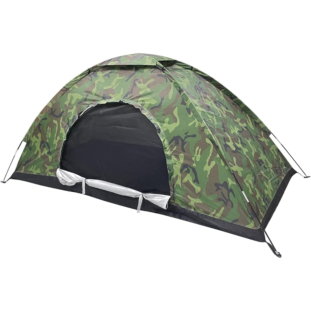Sutekus Ultralight Solo Tent for Bicycles & Motorcycles Touring Camouflage Pattern Easy to Carry Pack Tent Wide Range