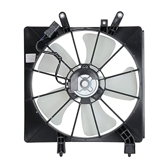TYC 600380 Cooling Fan ASembris 2001-2005 Honda Civic Compatible Black