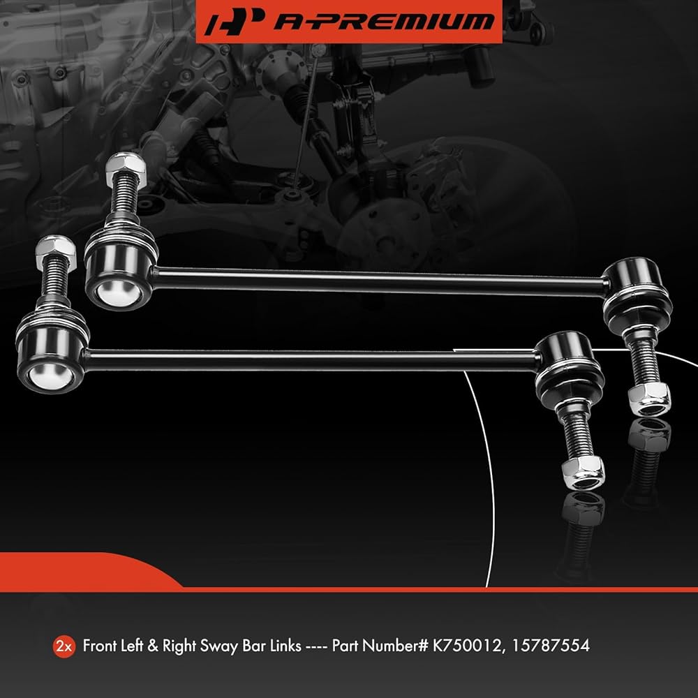 A-PREMIUM Front Swarer Link Stabilizer Bar Rink 2 Chevrolet Cobalt 2005-2008 HHR 2006-2011 & Pontiac Parset 2005-2006 Replacement # K750012