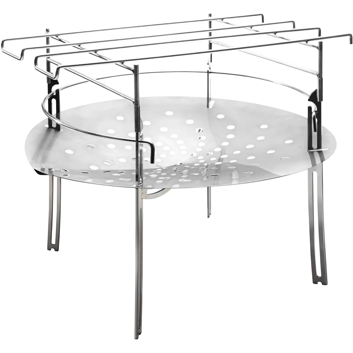 Me in Nature Bonfire Stand Bonfire Stand [High Quality Made in Japan] Peaceful Round Firebed Diameter 35cm Solo Lightweight Folding Bonfire Stand Bonfire Stand Outdoor Camping Solo Camping