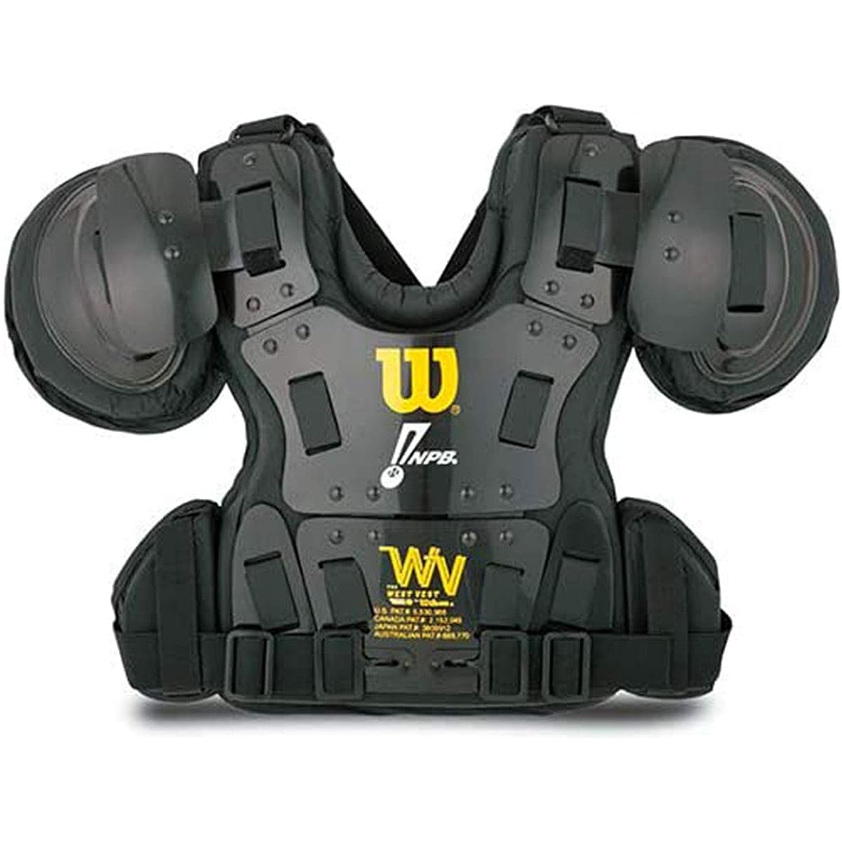 Wilson Baseball Hardball Umpire NPB Specification Pro Gold Chest Protector Protector Umpire Gear (For Umpire) Easy to Move/Secure Guard/Secure Guard SM/ML