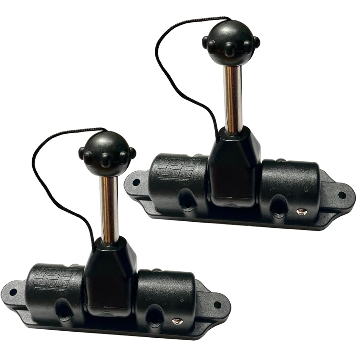 Anopono Boat Clutch Paddle Connector 360° Rotation Oar Clutch Oar Lock Resin Made for Aluminum Oars Set of 2