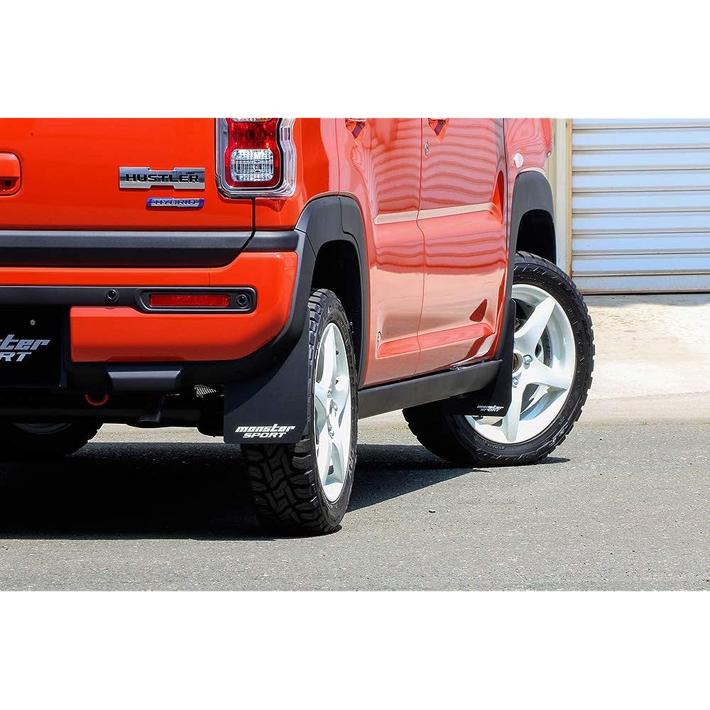 MONSTER SPORT mud flap set black Hustler [MR52S/MR92S] 787500-7800MK