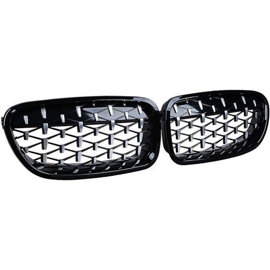 Gloss Black Front Kidney Grill BMW F10 528i 535I 550i 4D M5 2011-2016 '10 -'17