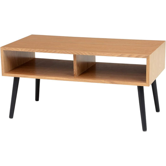 Hagiwara Low Table TV Stand Storage [Uses American Walnut] Natural Open Type Width 80 MT-6481NA