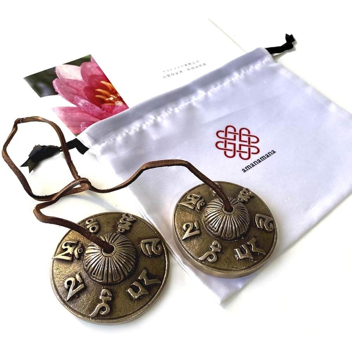 Tinsha [Amanamana] Mantra Lotus Special Pattern Purification Yoga Meditation Tibetan Bell Lotus Beautiful Sound